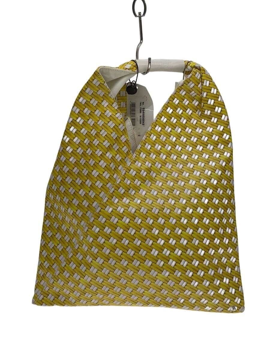 MM6 Handbag Leather YLW All-over print