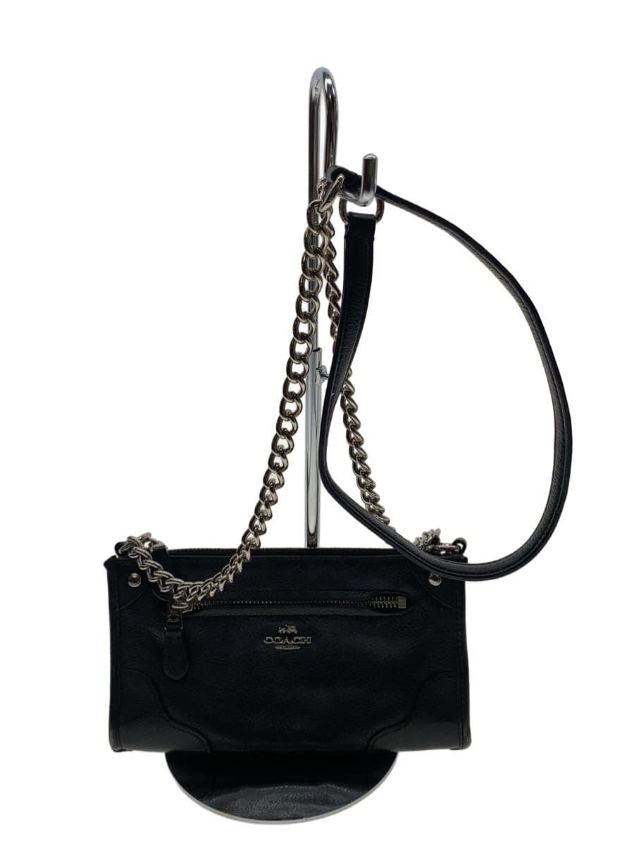 COACH Mickey Crossbody Leather BLK
