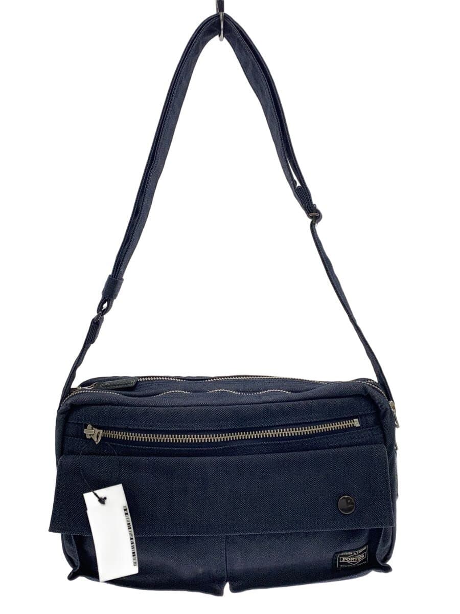 PORTER Shoulder Bag Canvas IDG Solid Color