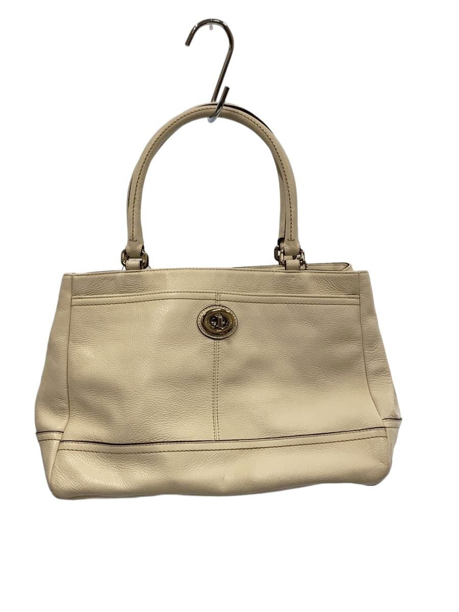 COACH Handbag_Carry All_Turnlock Leather BRW