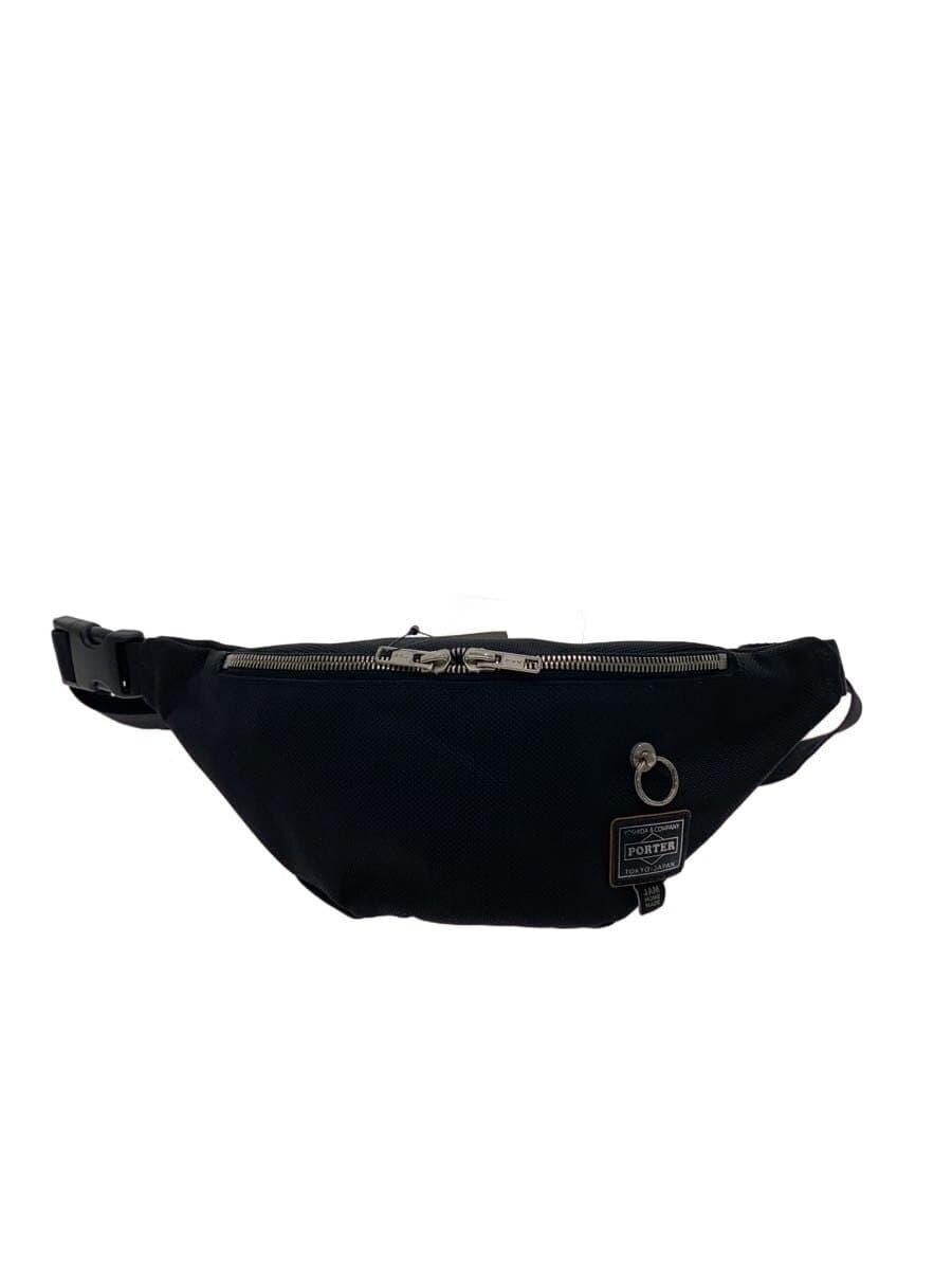 PORTER × JAM HOME MADE Waist Bag Polyester Black Plain
