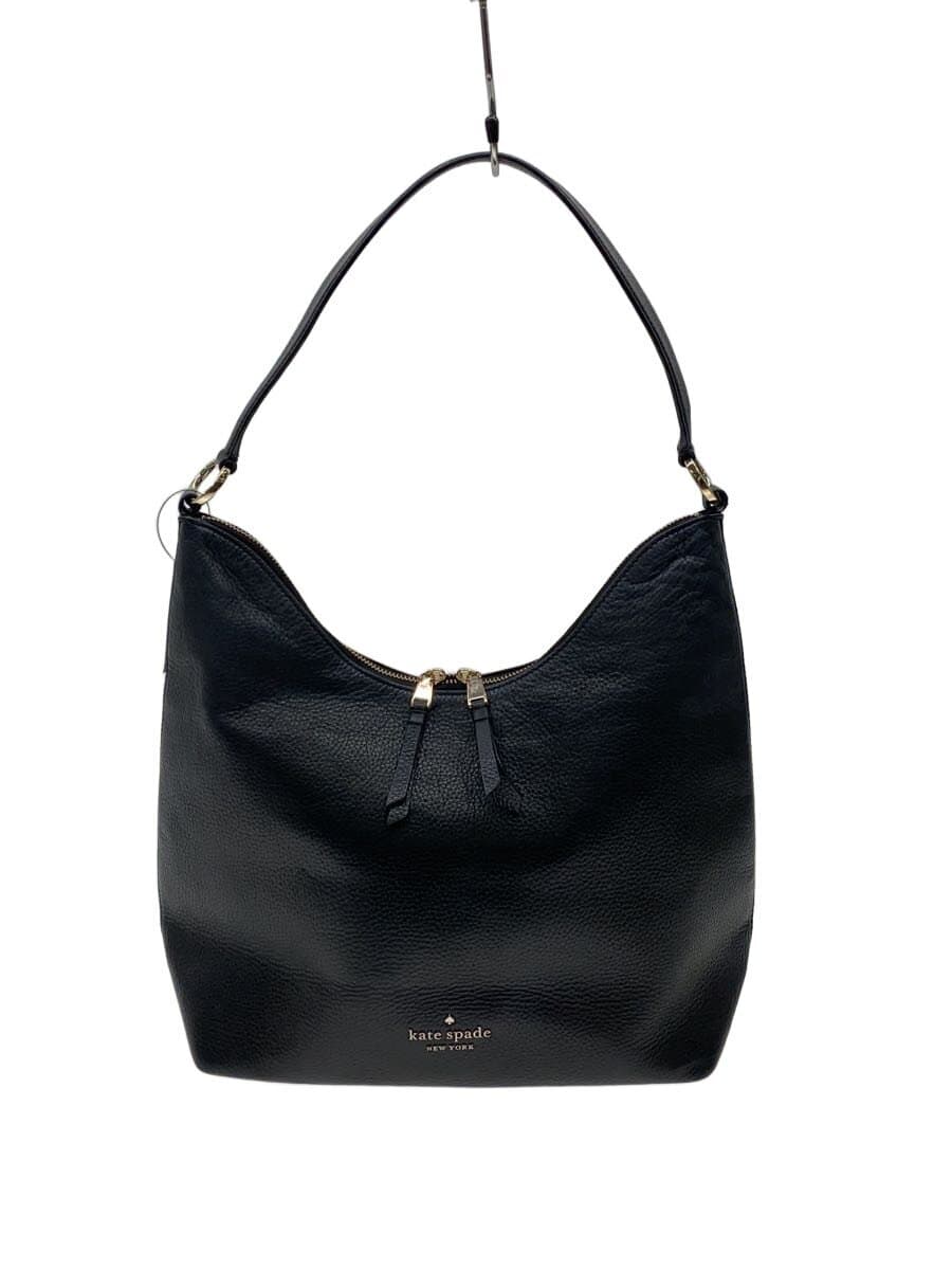 kate spade new york Shoulder Bag Leather BLK Solid K8140