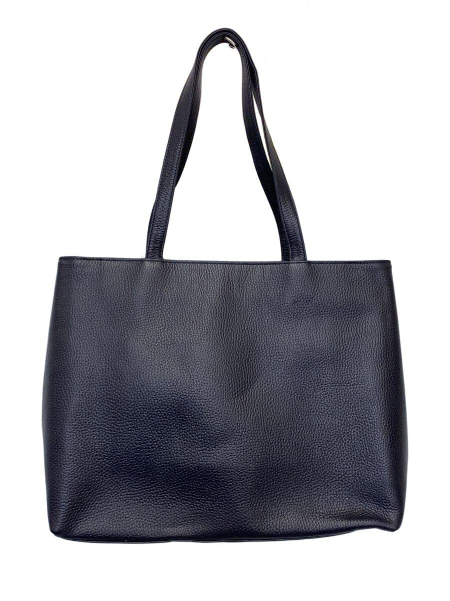 Hush Tug Tote Bag Leather BLK Solid