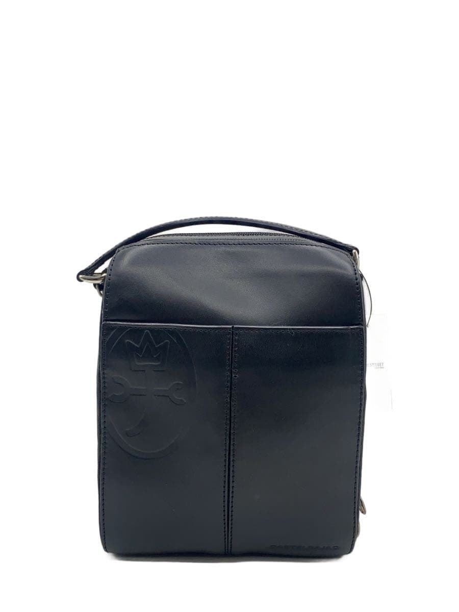 CASTELBAJAC shoulder bag leather BLK