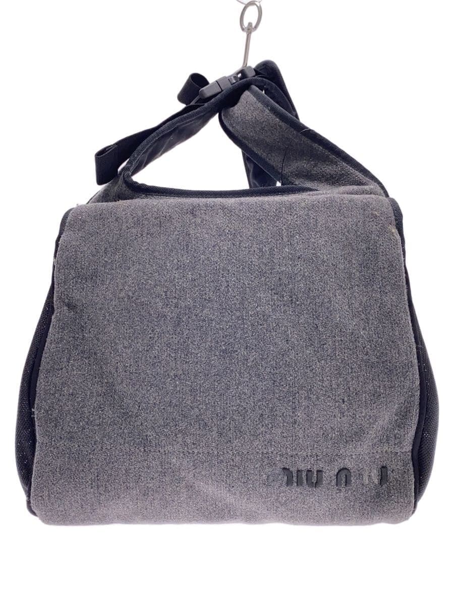 MIU MIU00s 90s Tech Made in Italy Bag Wool GRY