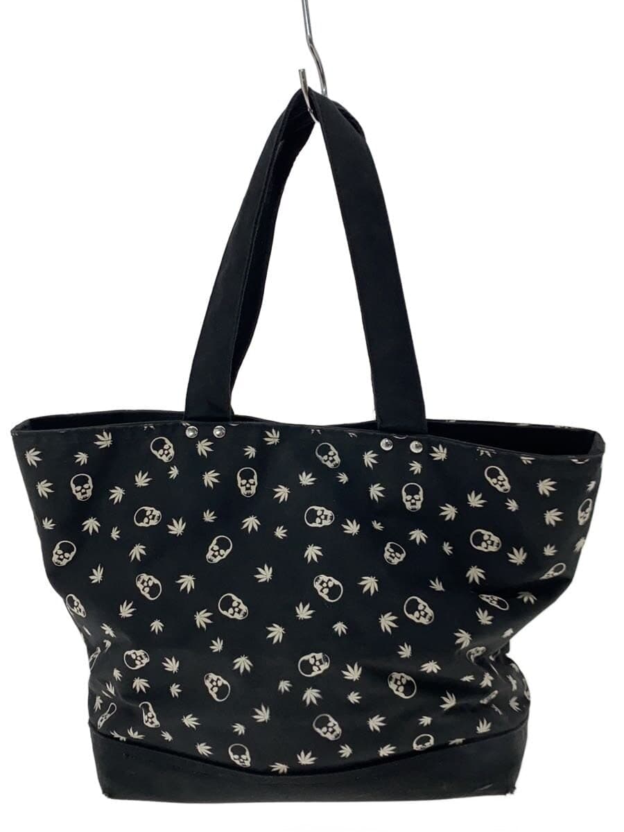 lucien pellat-finet Tote Bag Canvas BLK All Over Pattern