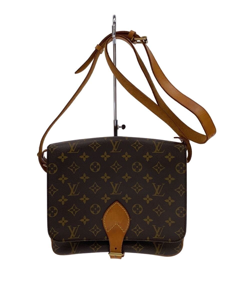 LOUIS VUITTON Cartouchiere GM_Monogram Canvas PVC BRW