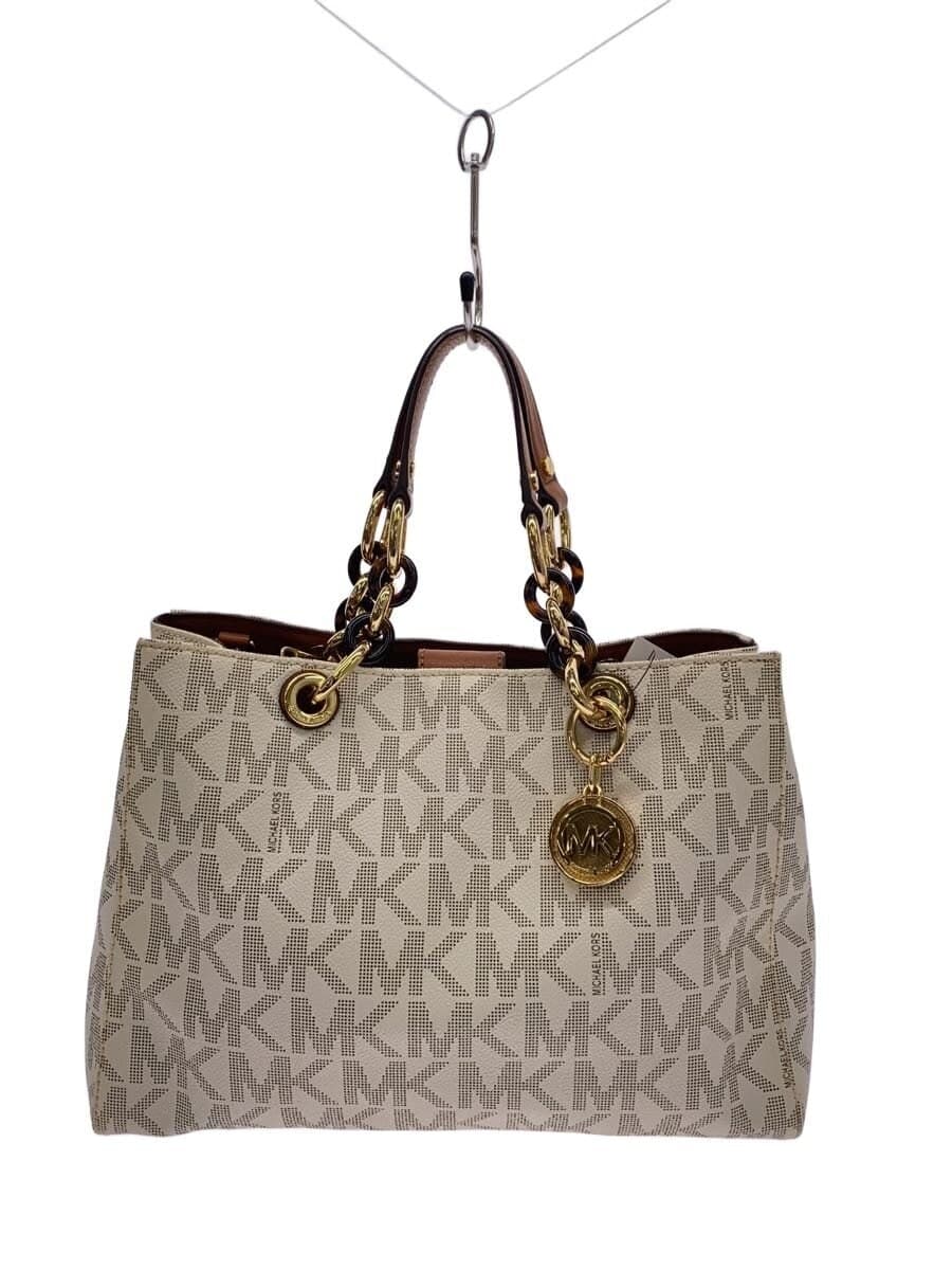 MICHAEL MICHAEL KORS handbag PVC WHT all-over pattern 30S3TCYS2B