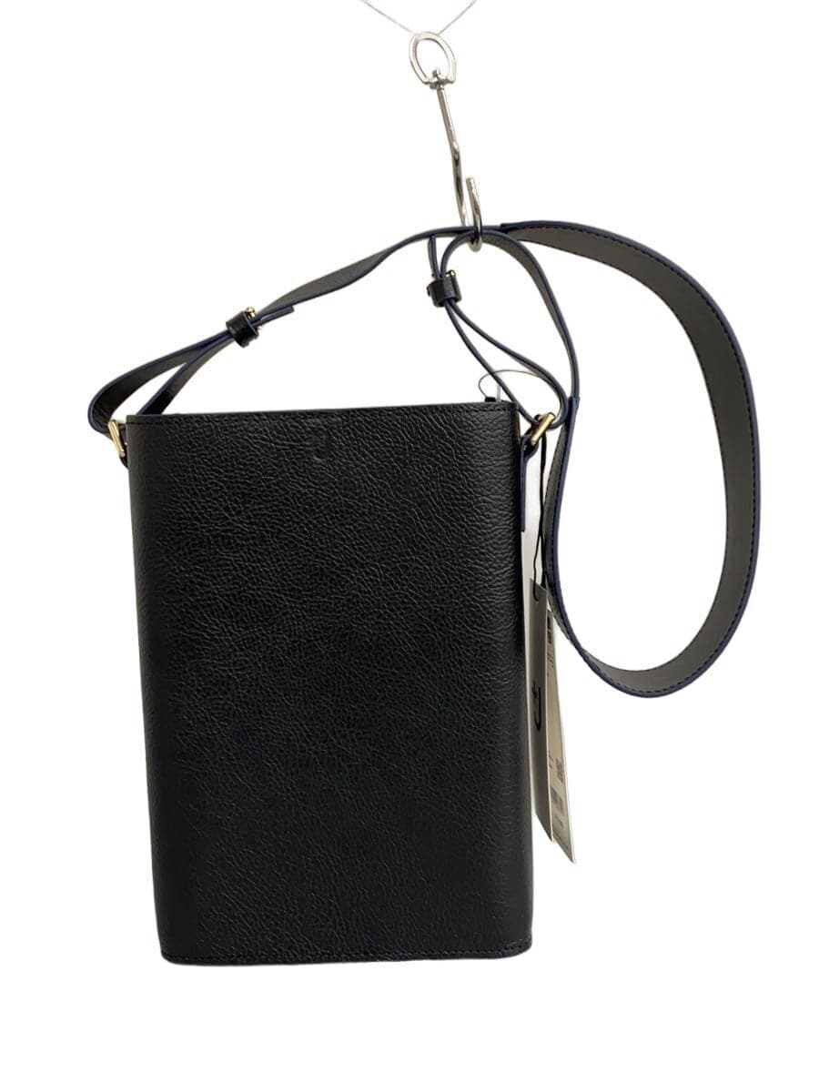UNIQLO+J Shoulder Bag Cowhide BLK 261-448578