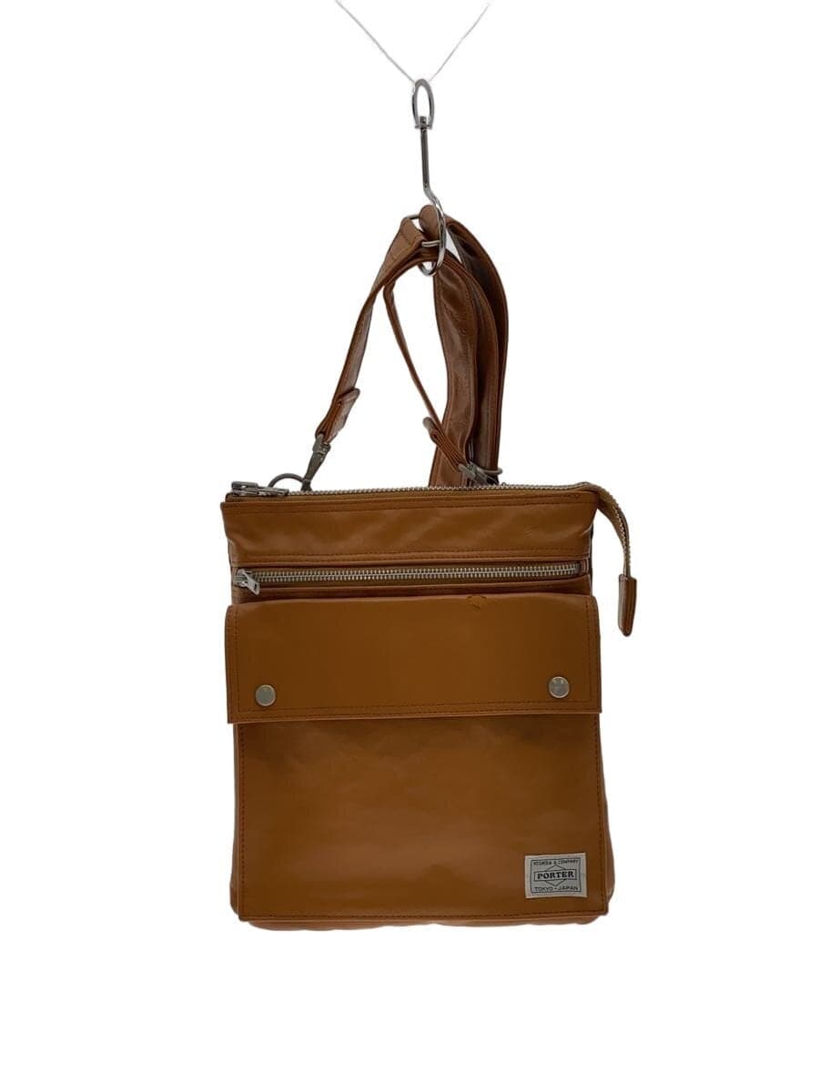 PORTER Shoulder Bag Leather CML Solid