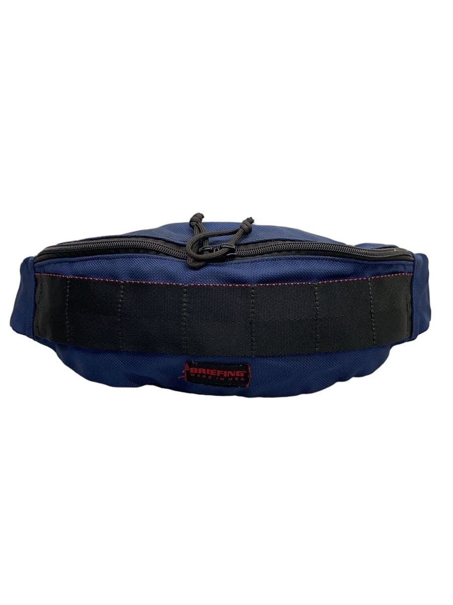 BRIEFING Waist Bag Nylon NVY Front has stains