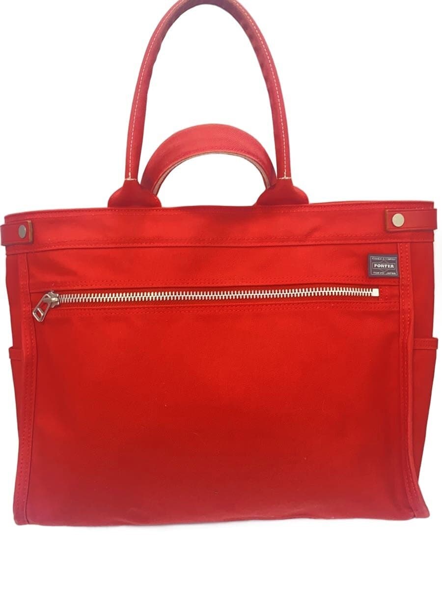PORTER Tote Bag Canvas RED Solid