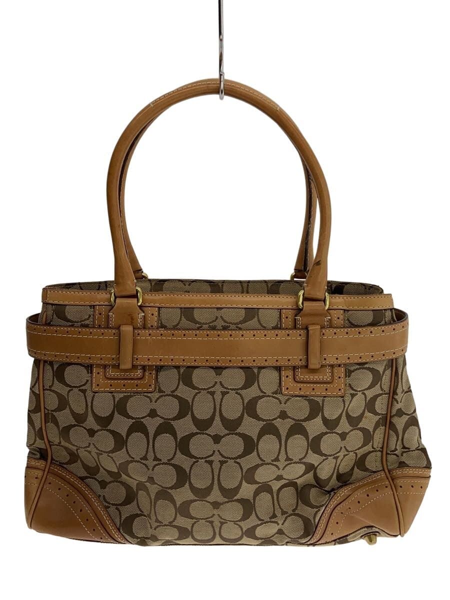 COACH Tote Bag_Signature Canvas BRW