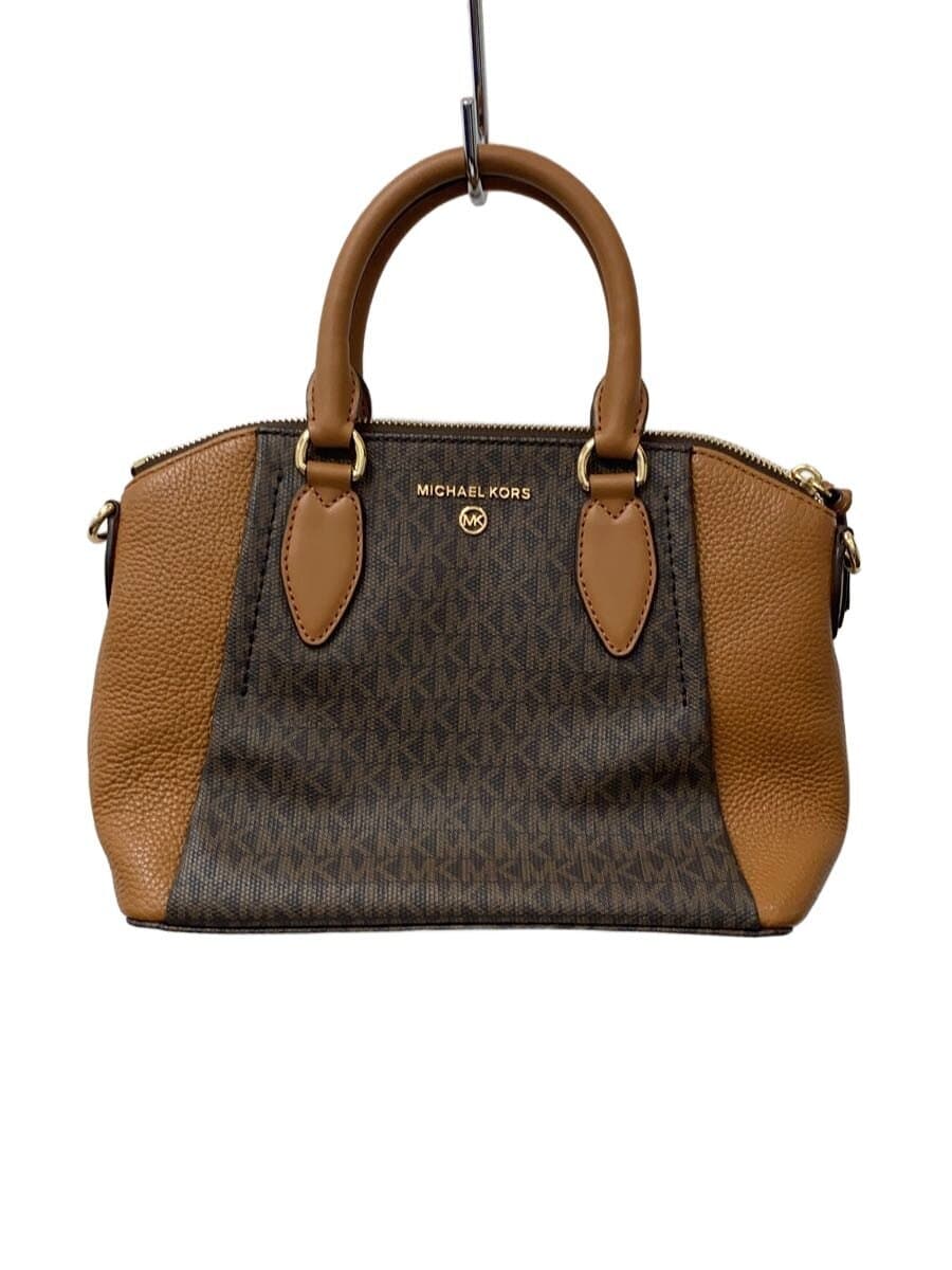 MICHAEL KORS Handbag Leather BRW All Over Pattern 30F1G4SM 2WAY