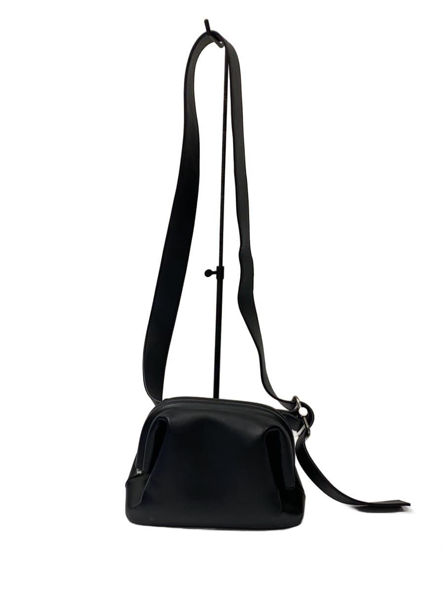 OSOI shoulder bag leather black plain
