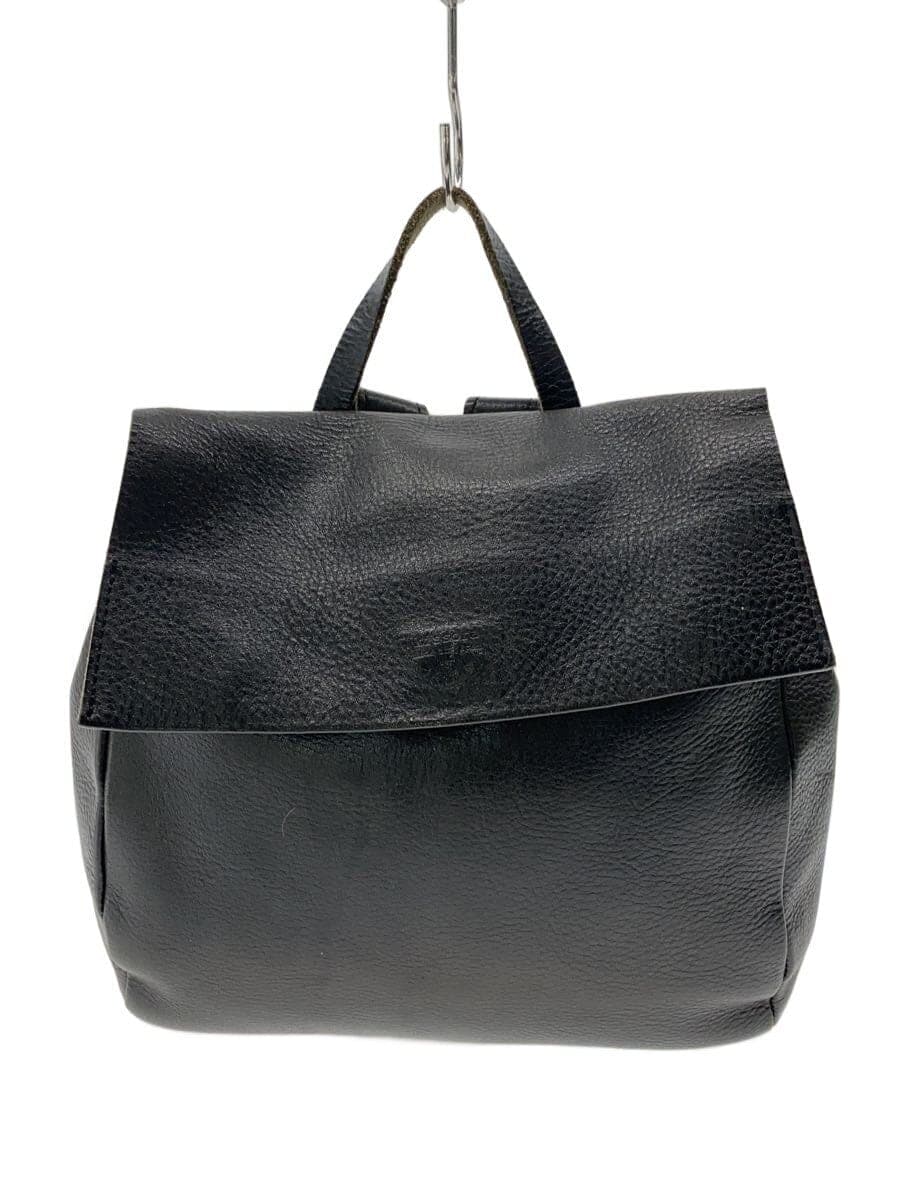 kissora Backpack Leather BLK Solid