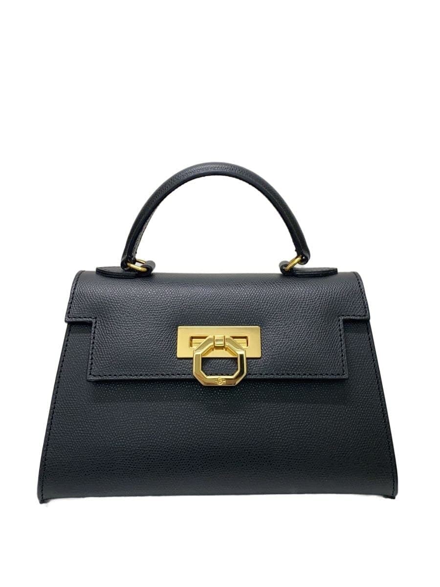 CARBOTTI Handbag Leather BLK