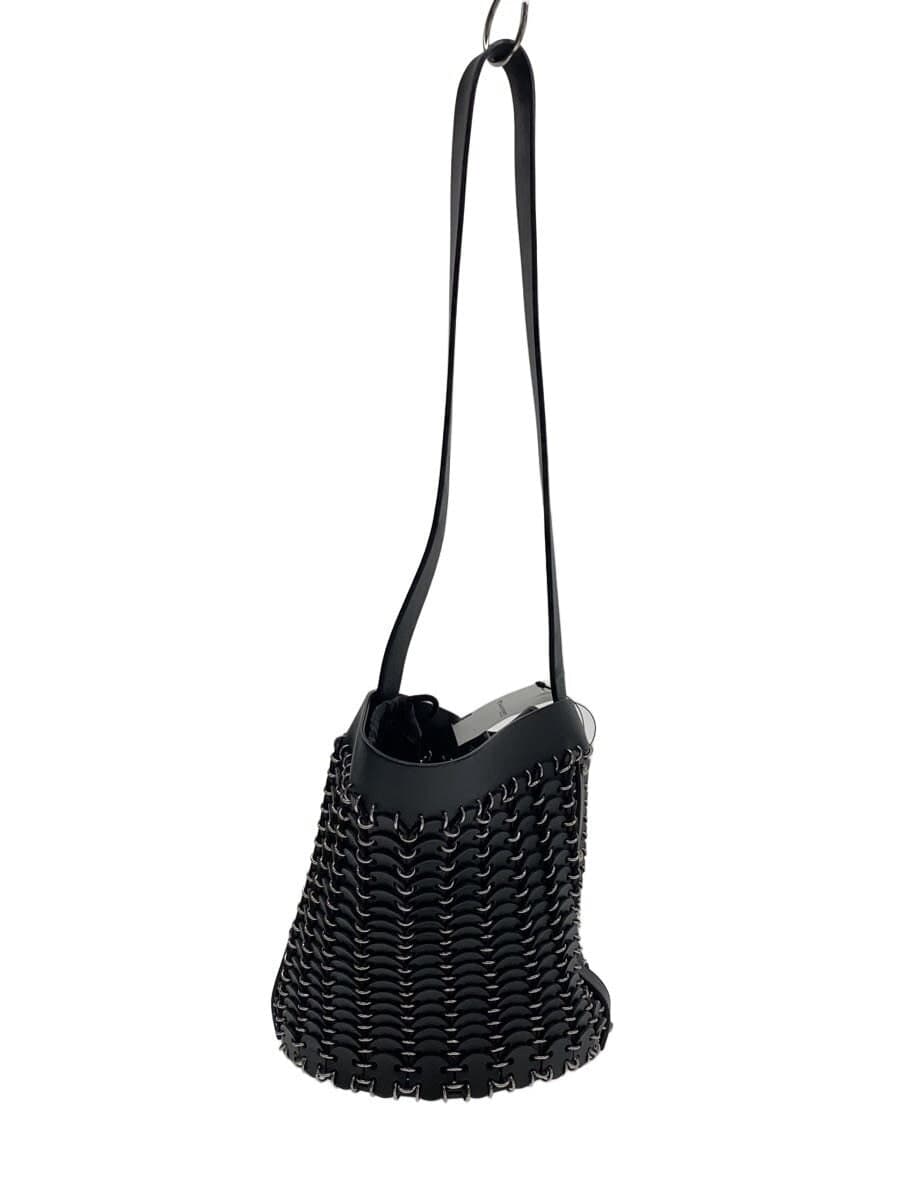 Paco Rabanne shoulder bag leather BLK