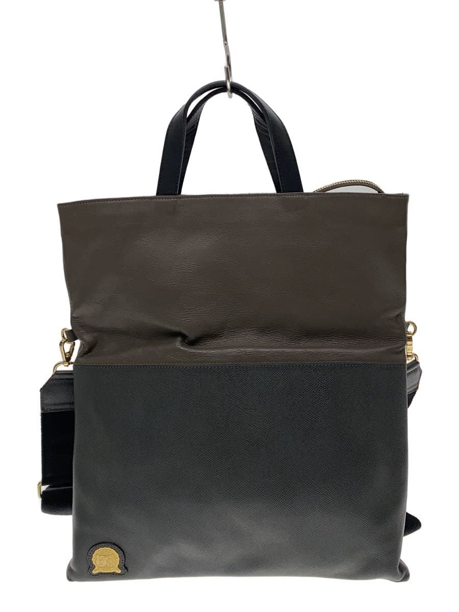 A.D.M.J. Shoulder Bag Leather GRY