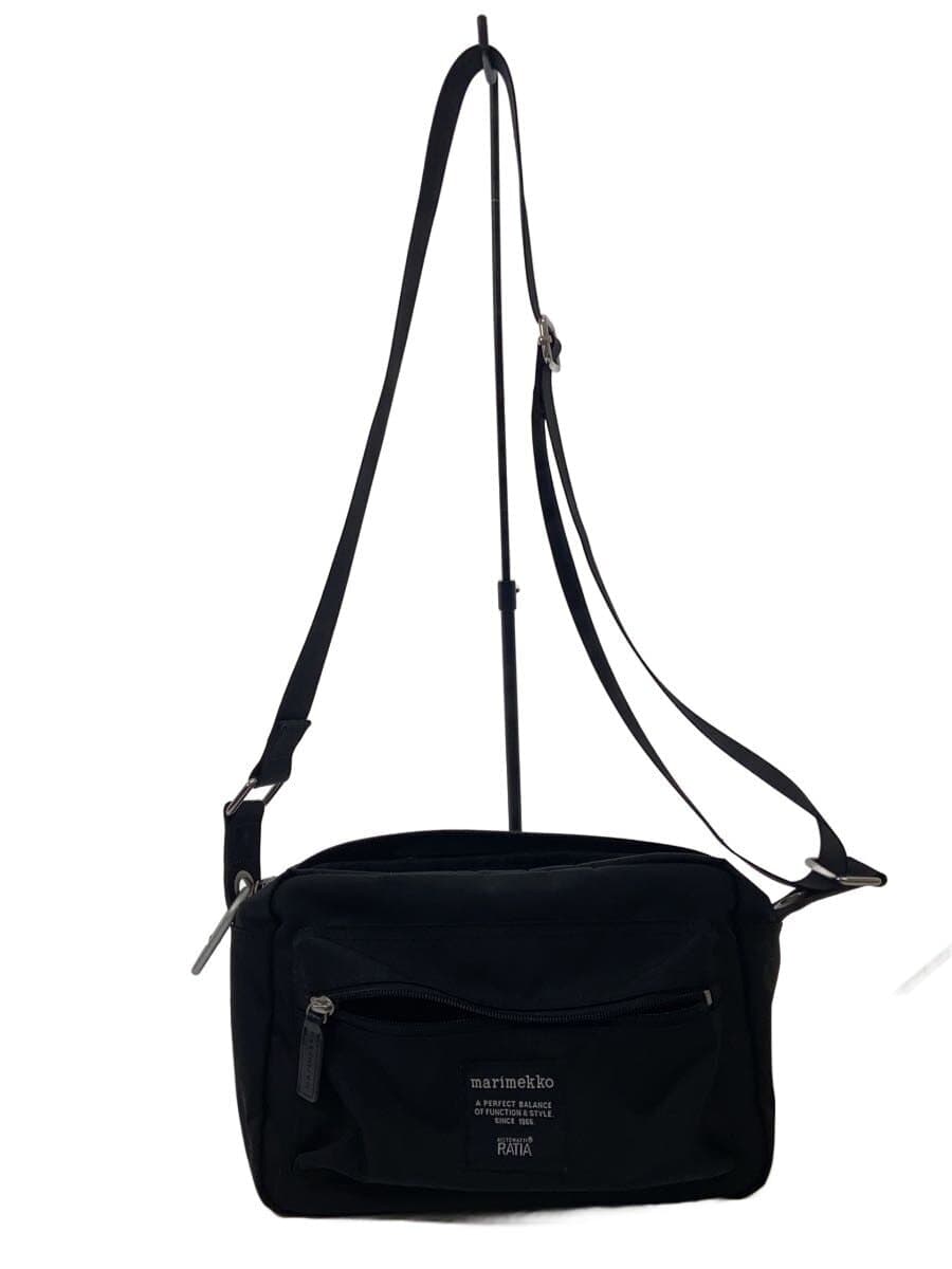 marimekko Shoulder Bag BLK Solid 047241 521404