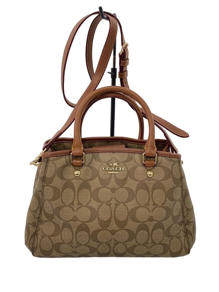 COACH Handbag_Signature Leather BRW