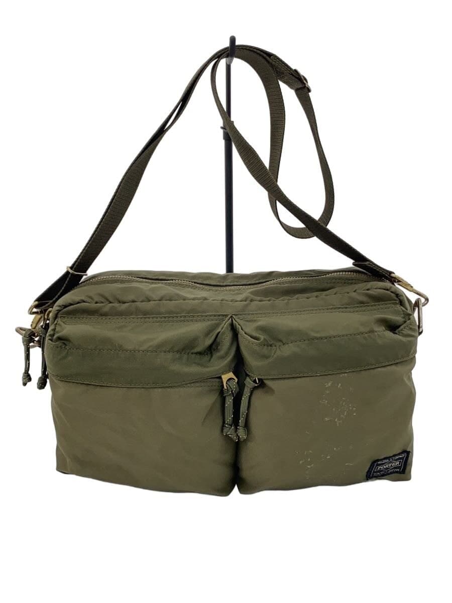 PORTER Shoulder Bag Force Shoulder Bag Nylon GRN 2-Way Porter