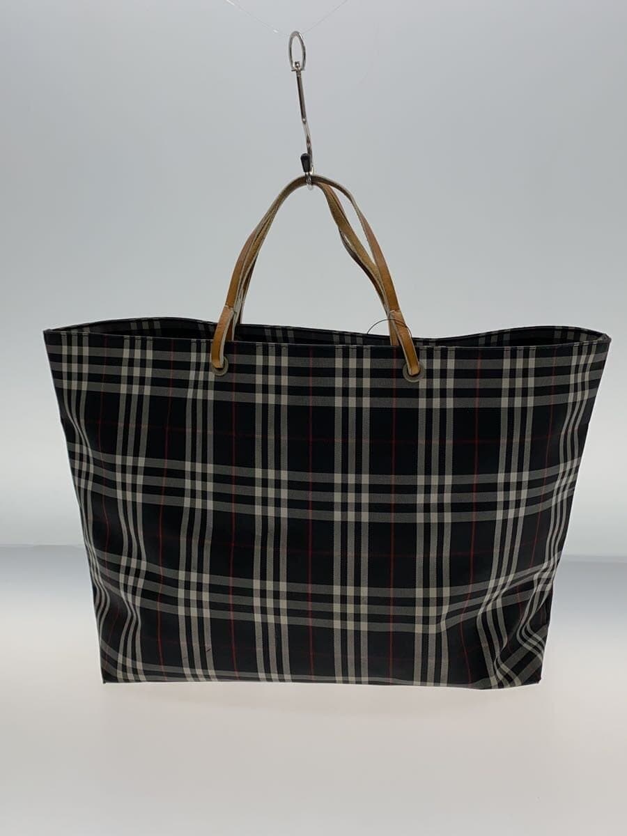 BURBERRY LONDON Tote Bag BLK Check