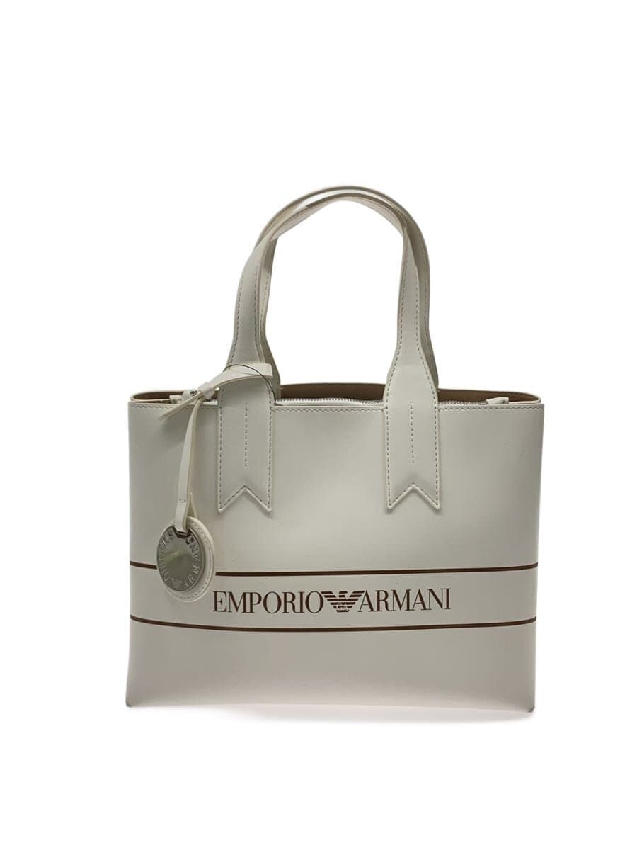 EMPORIO ARMANI Shoulder Bag WHT Print