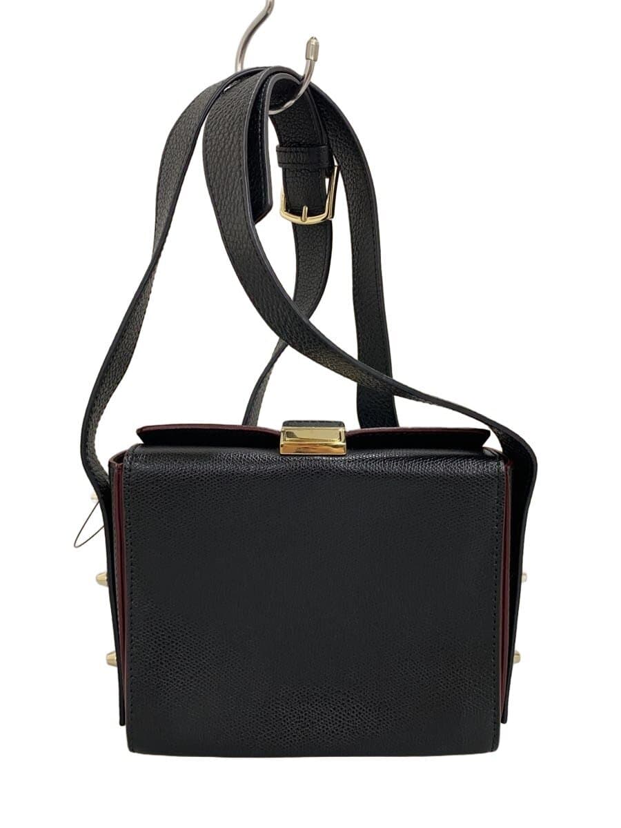 FURLA Shoulder Bag Leather BLK Solid