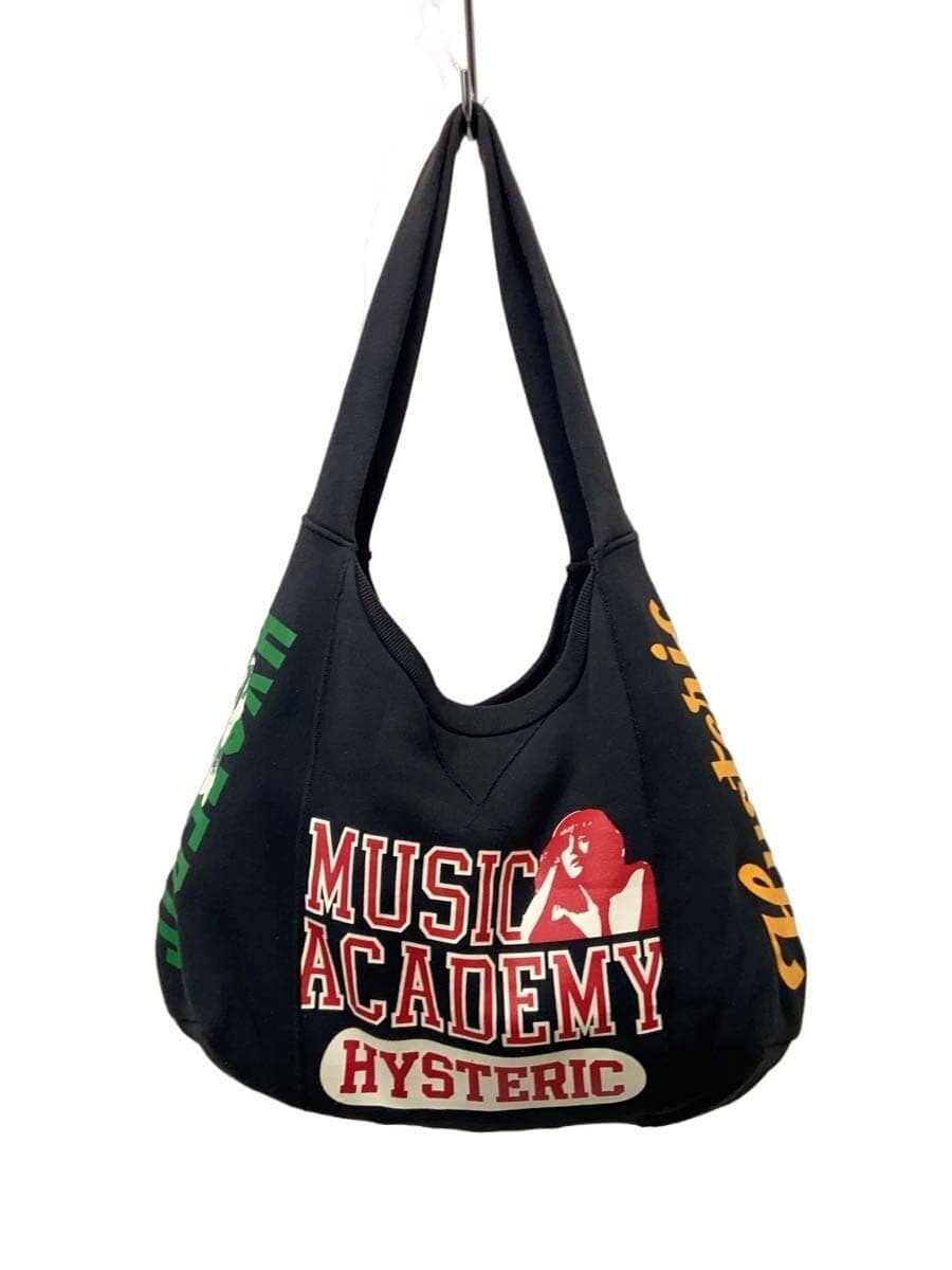 HYSTERIC GLAMOUR Shoulder Bag Cotton BLK