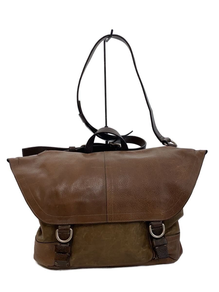 COACH Shoulder Bag Leather BRW 70357