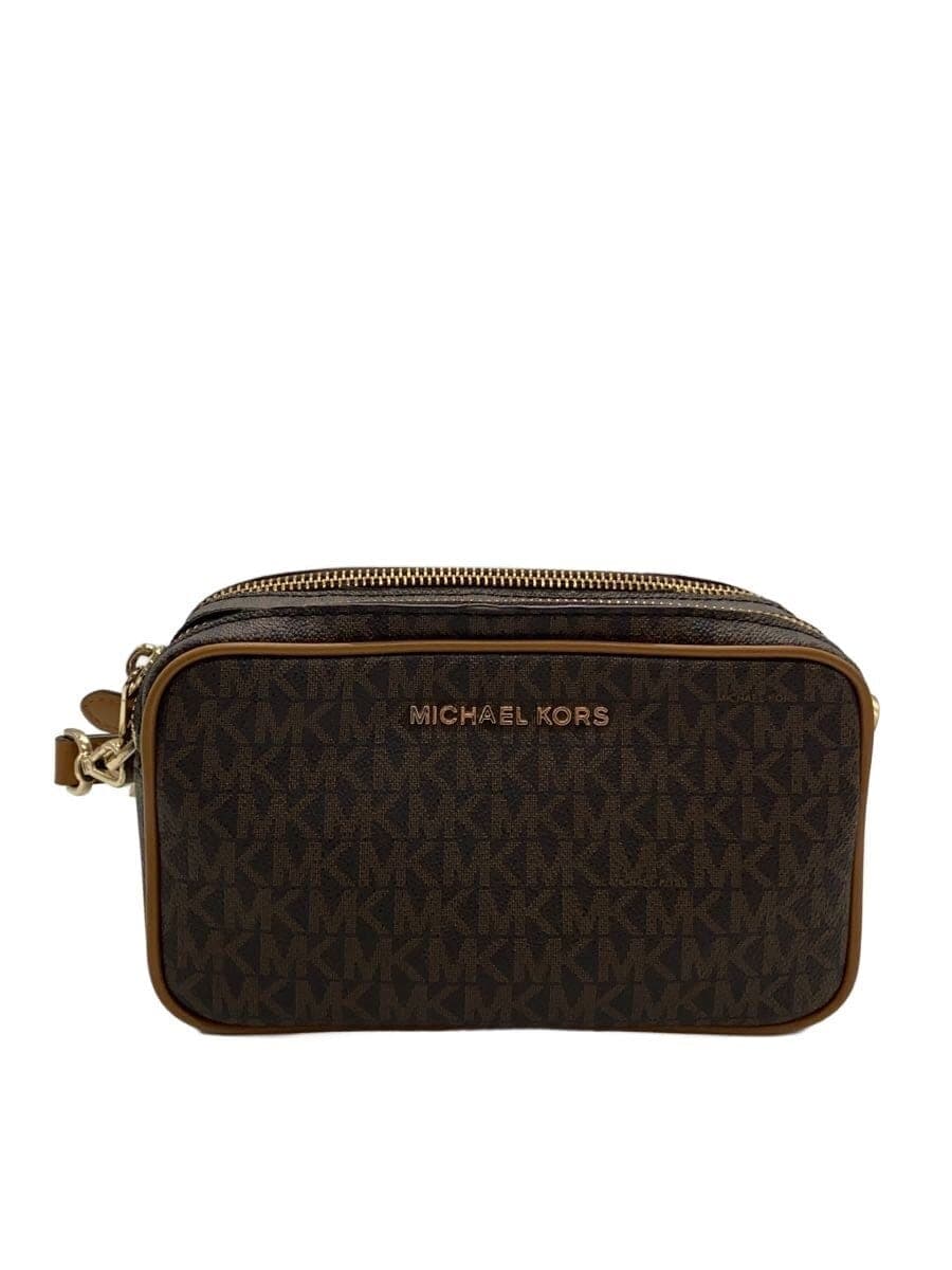 MICHAEL KORS Shoulder Bag PVC BRW All Over Pattern SN7L8KMQ