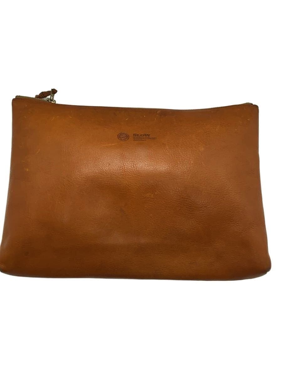 SLOW Second Bag Leather BRW Solid