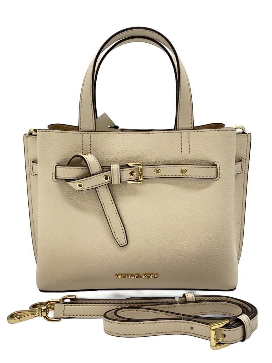 MICHAEL KORS Shoulder Bag Leather WHT 30F5GU5S1T2171