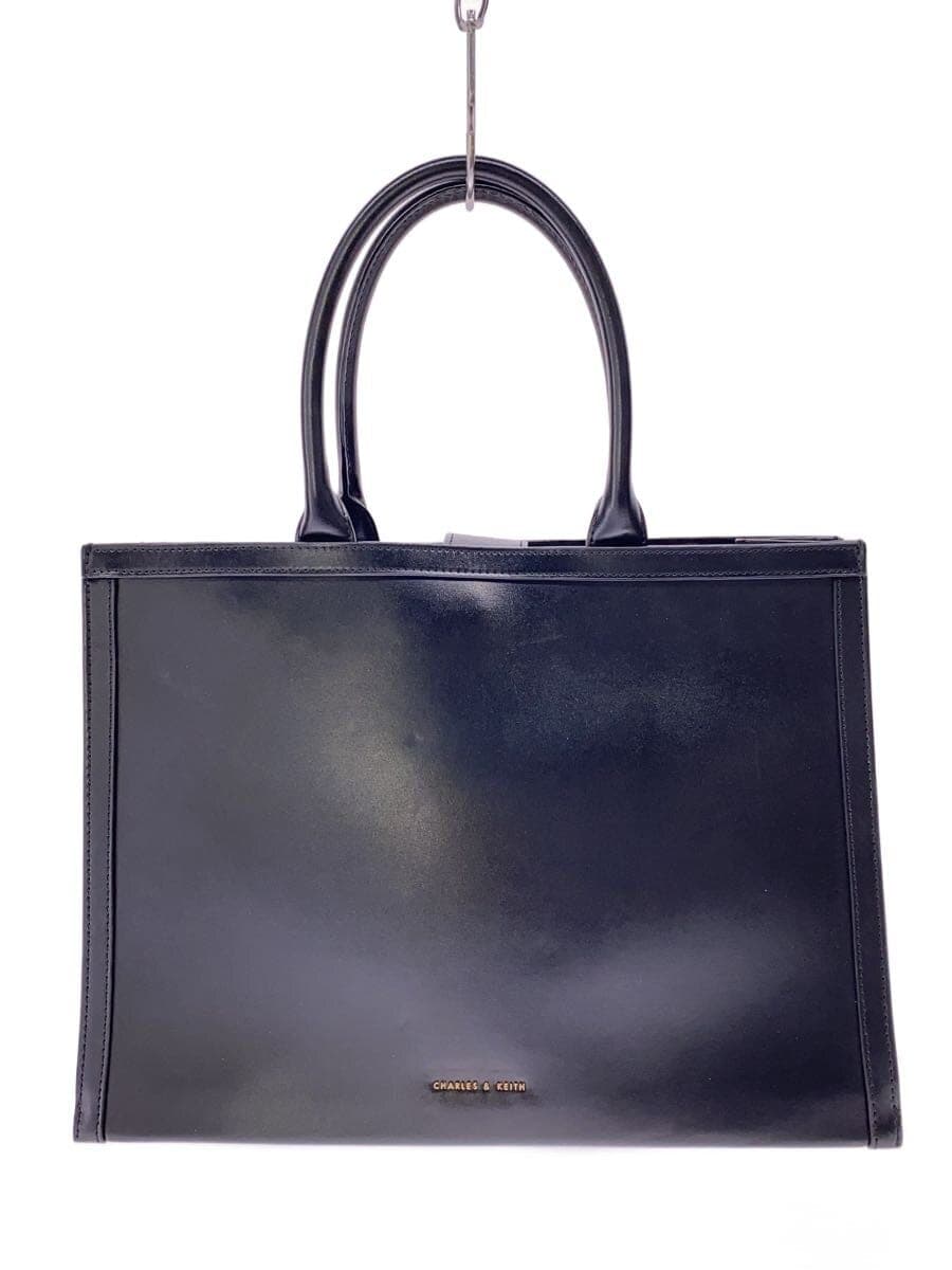 CHARLES&KEITH Tote Bag BLK Solid