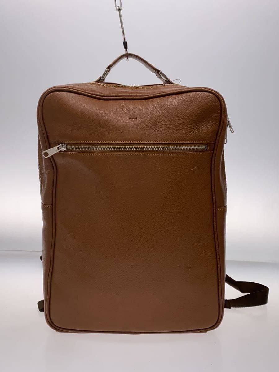 Other Brand TASK Backpack Leather BRW Solid TSK-018A02