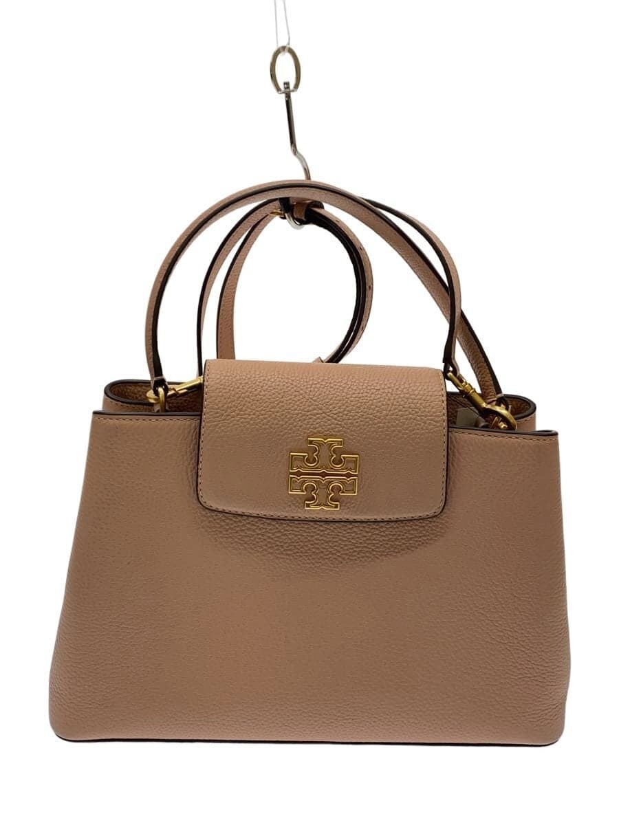 TORY BURCH Handbag Leather Pink