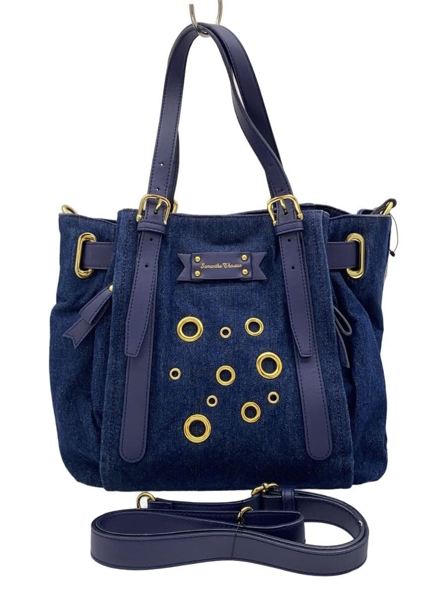 Samantha Thavasa × Disney Shoulder Bag Cotton NVY