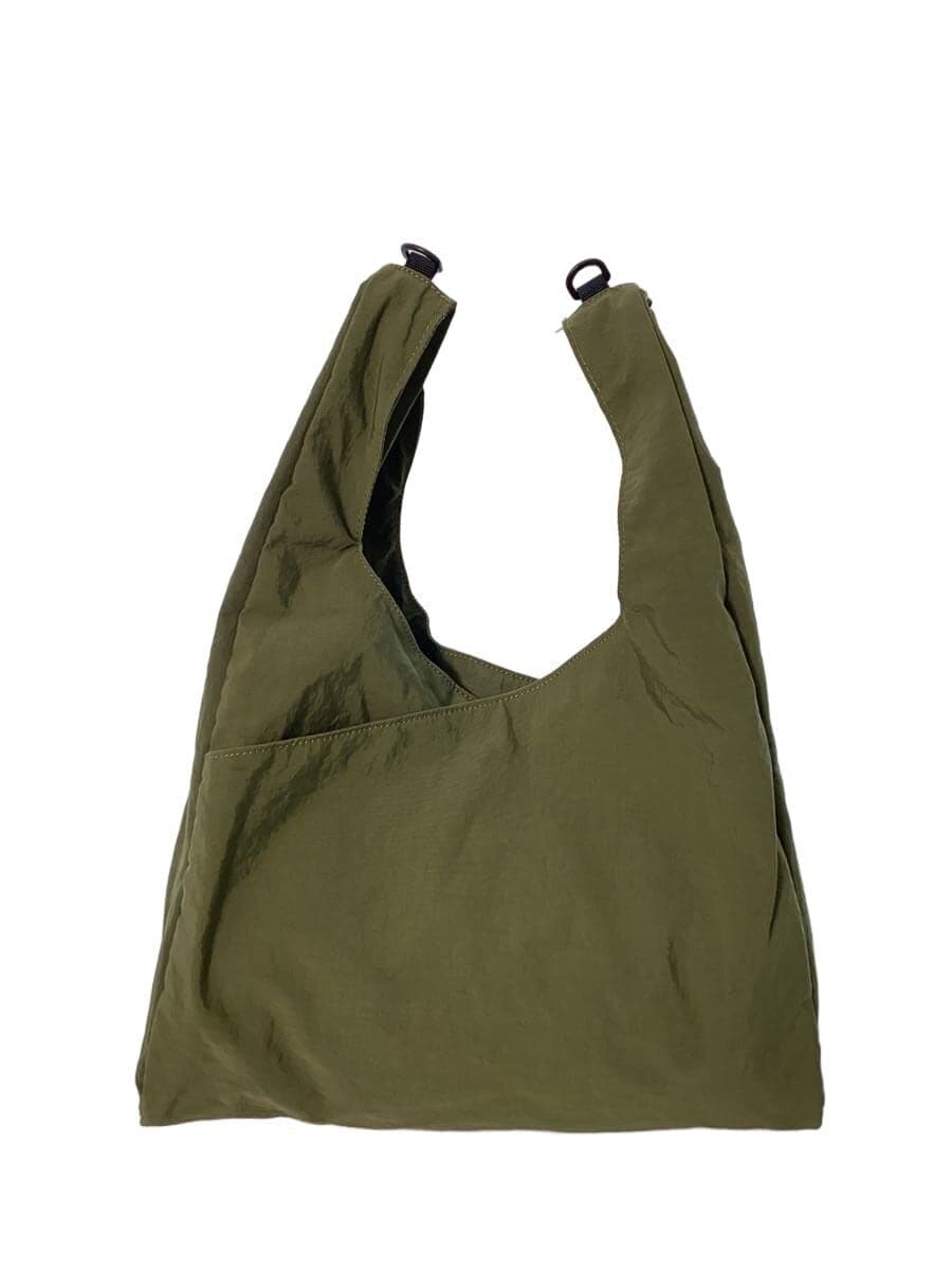 SLOW&CO Shoulder Bag Nylon KHK Plain