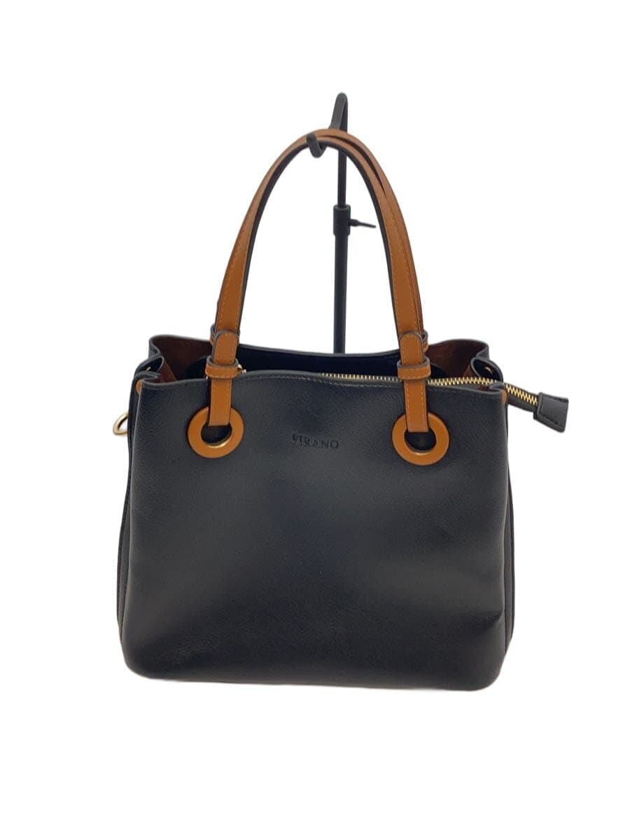 FIRANO Tote Bag Leather BLK Solid