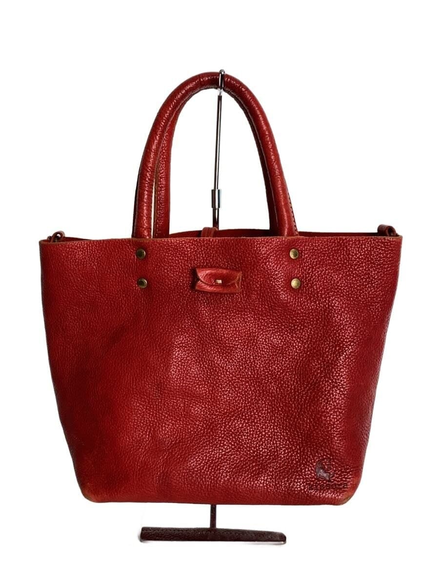 kissora Tote Bag 2-Way Shoulder RED Solid