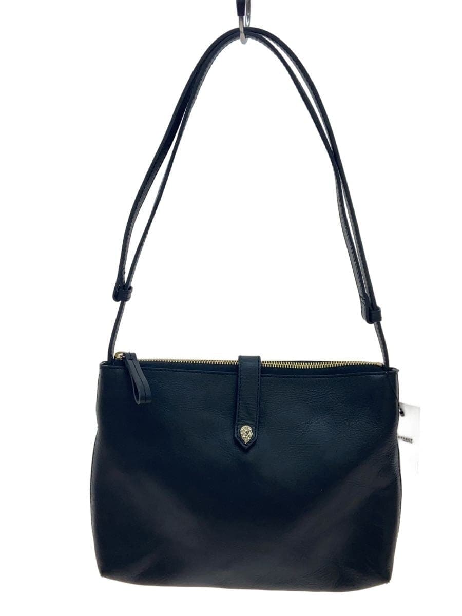 Helen Kaminski Shoulder Bag Leather Black Solid Color