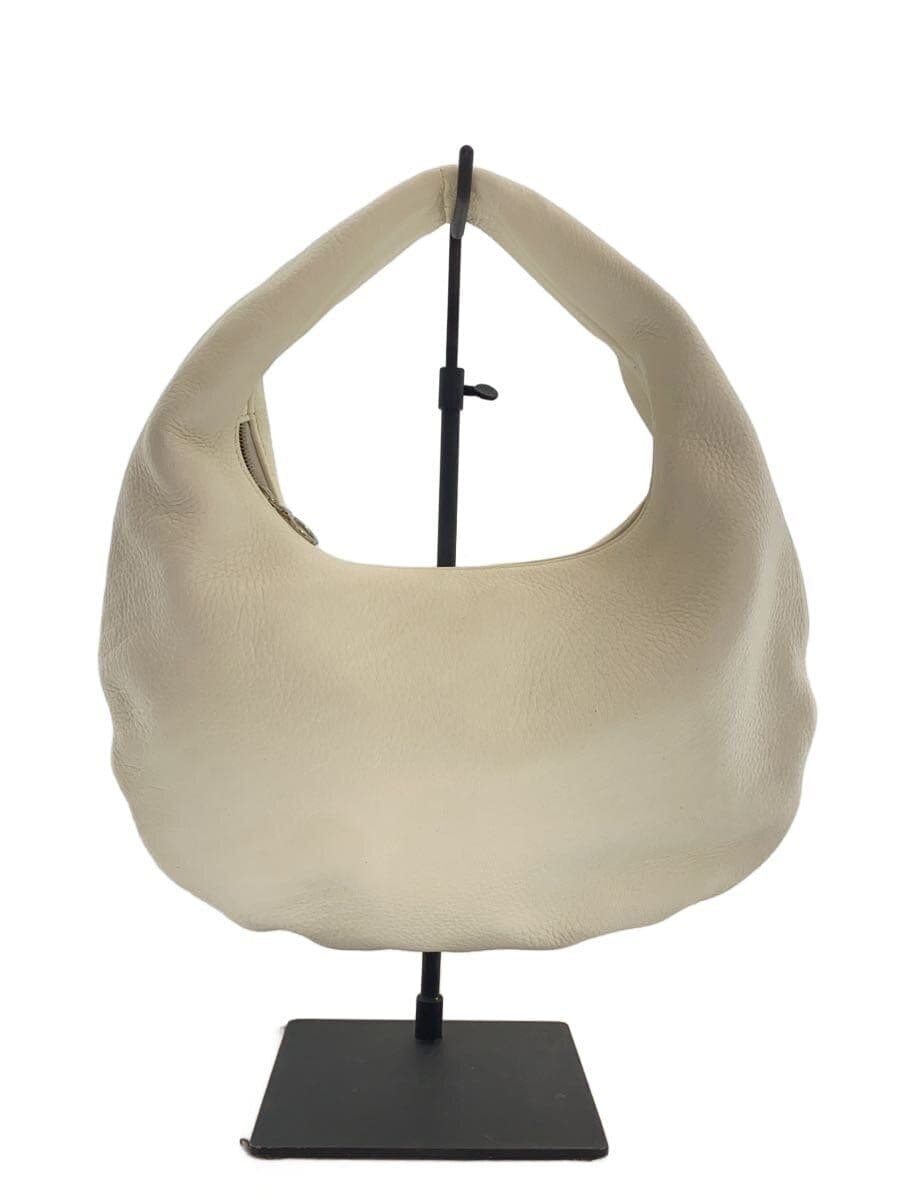 Aeta ONE SHOULDER Handbag Leather White Handle Part With Stain