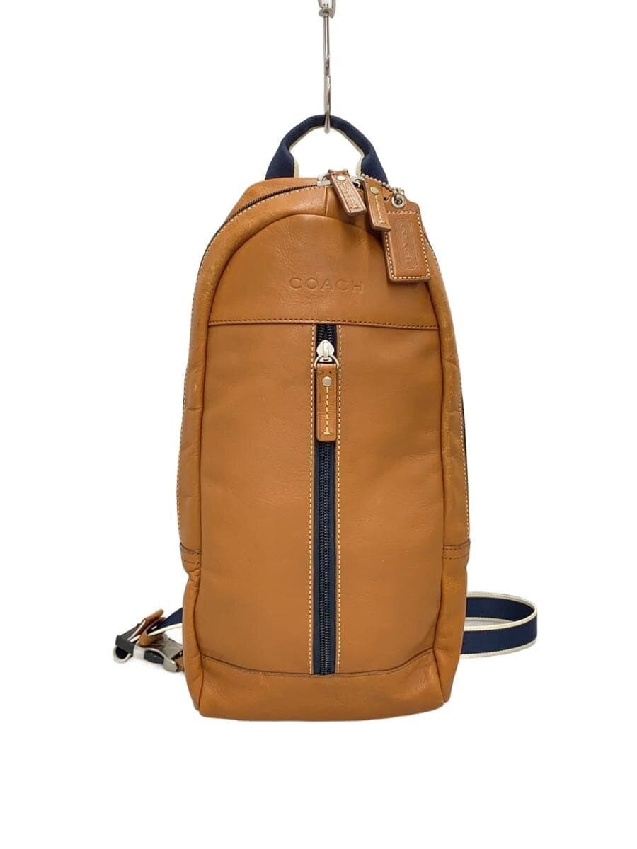 COACH Shoulder Bag_Brown Leather BRW F70811