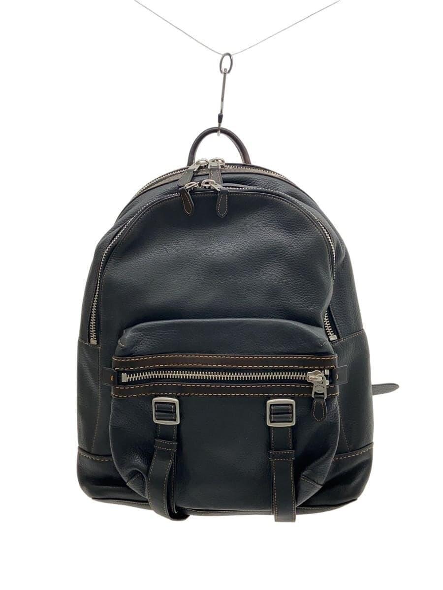 COACH Backpack Leather BLK Solid 57408