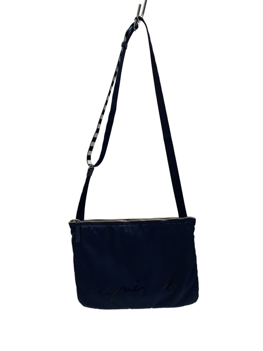 agnes b. Shoulder Bag Nylon NVY JS13-03