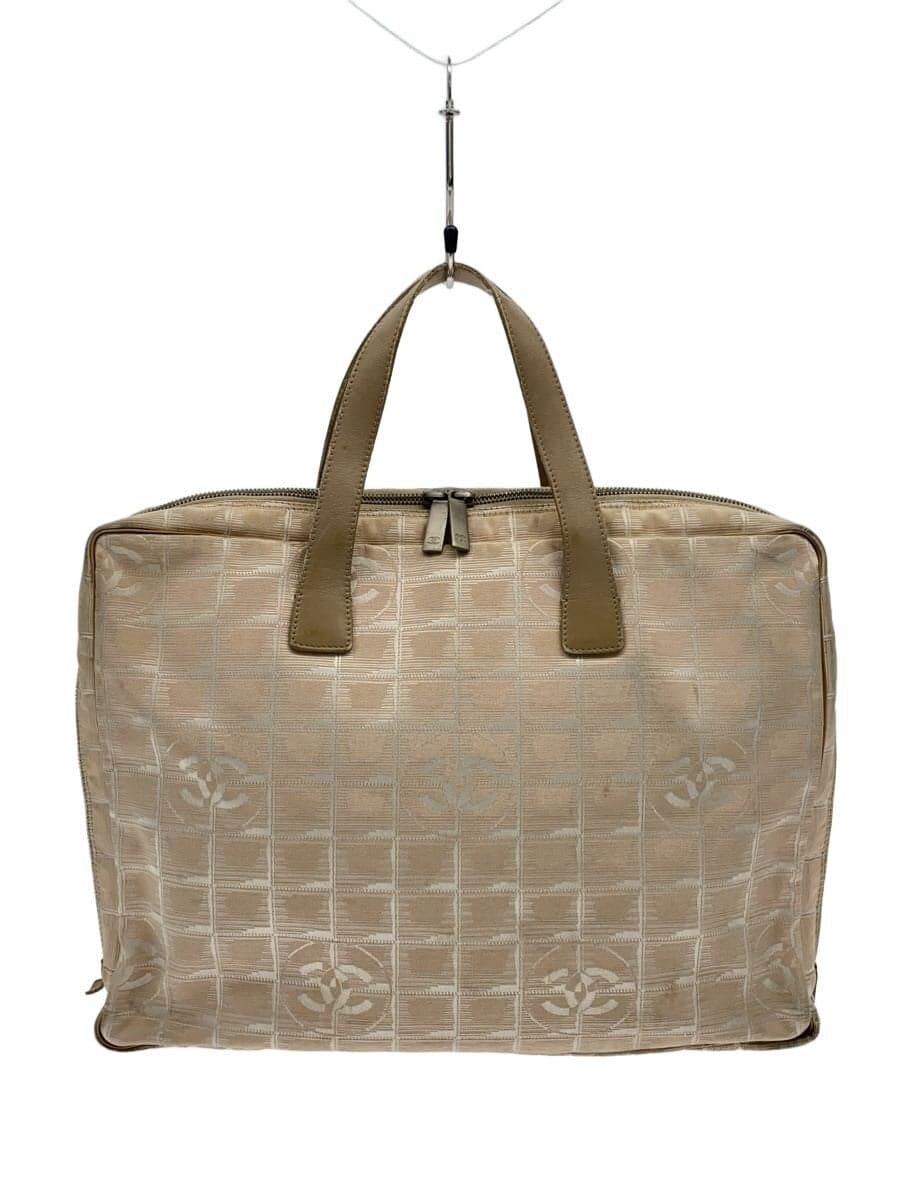 CHANEL Briefcase Nylon BEG
