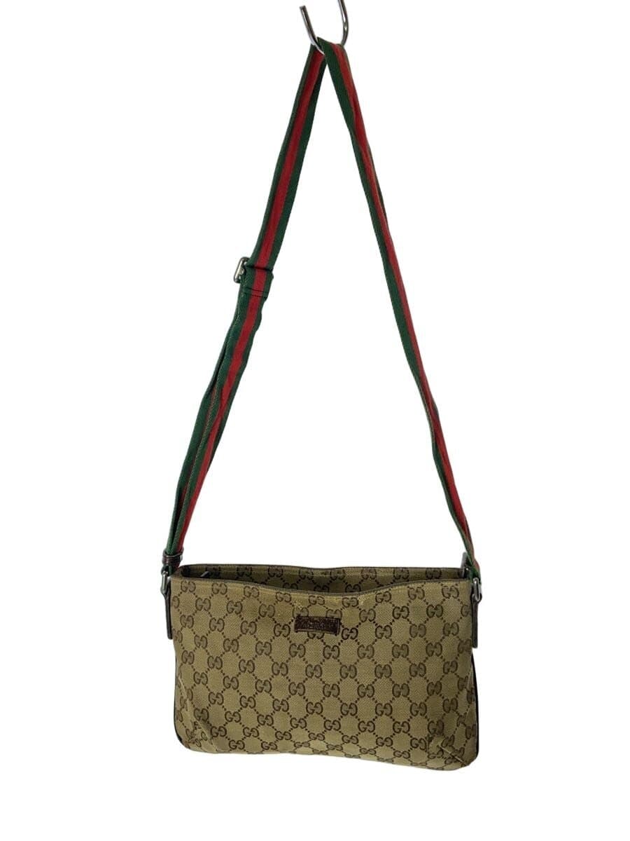 GUCCI Shoulder Bag_GG Canvas Canvas BRW All Over Pattern