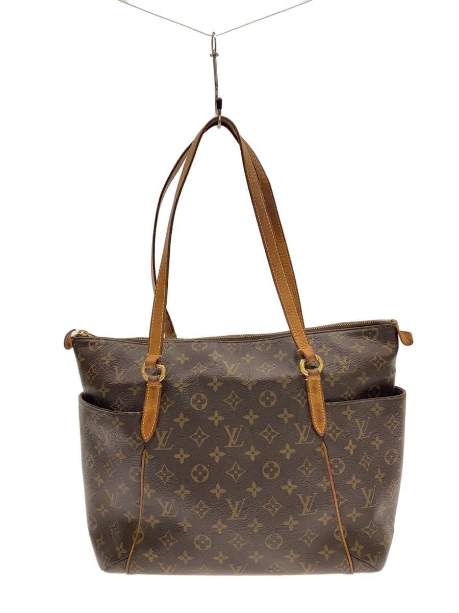 LOUIS VUITTON 1) Totally MM Monogram Canvas PVC BRW M56689