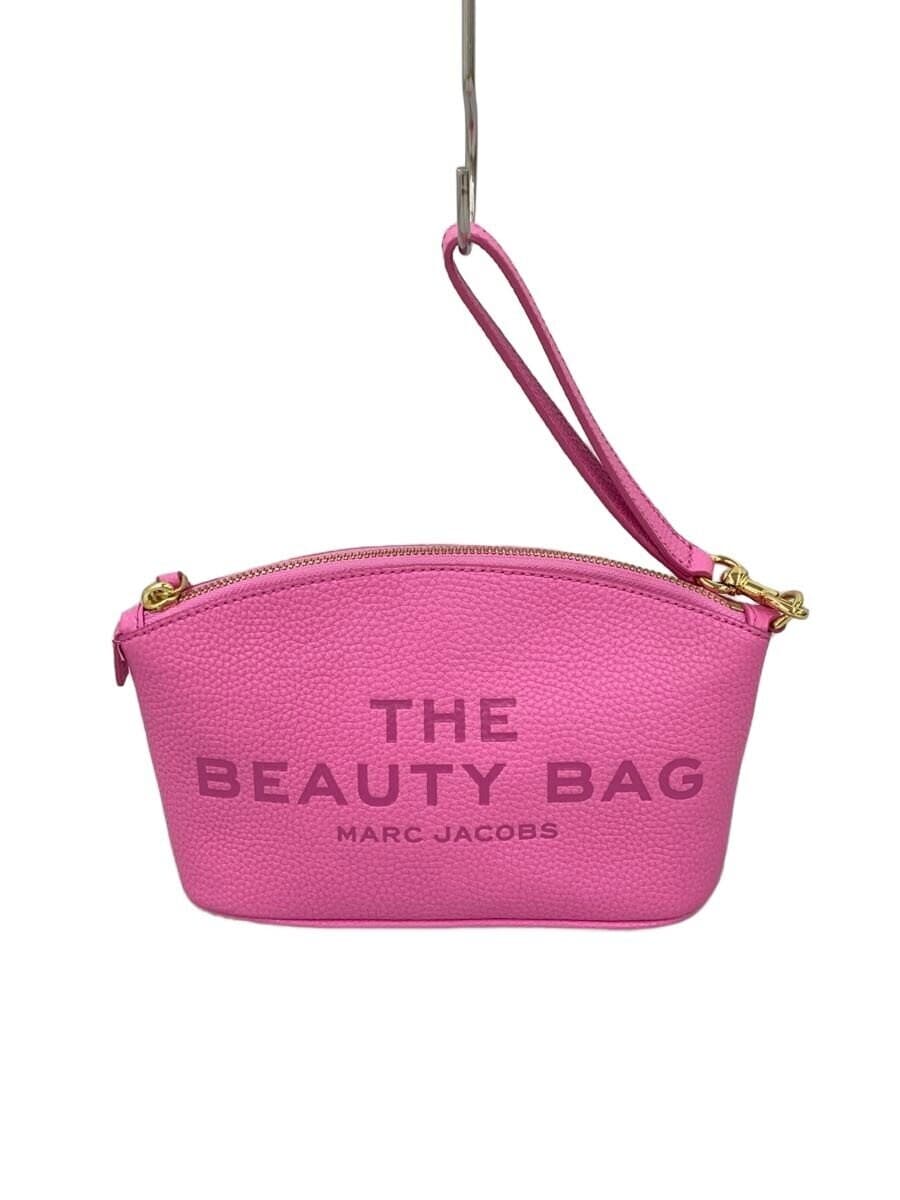 MARC JACOBS Pouch Leather PNK Solid